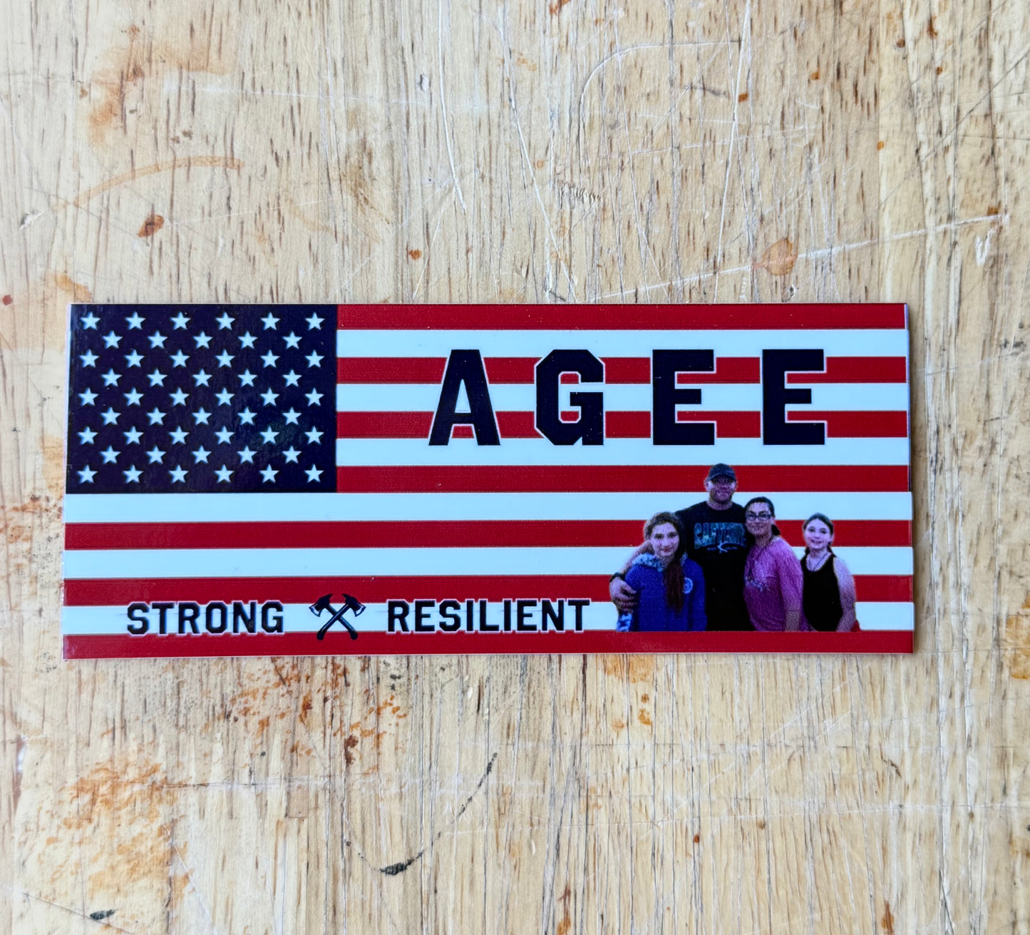 CHIEF AGEE SUPPORT STICKER