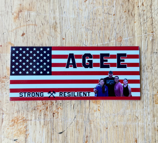 CHIEF AGEE SUPPORT STICKER